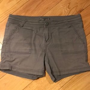 Prana Grey utility shorts